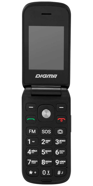 Мобильный телефон Digma VOX FS240 черный, черный - купить по выгодной ...