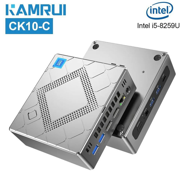 Мини-ПК 56-Мини-ПК (Intel Core i5-8259U, RAM 16 ГБ, SSD 512 ГБ, Intel ...