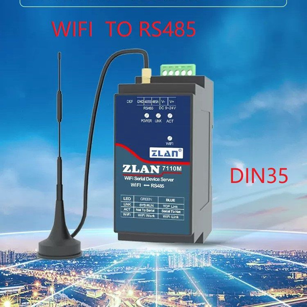 последовательный сервер Wi-Fi, подключение RS485 к Wi-Fi, беспроводная ...