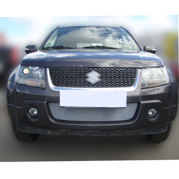 Защитная сетка радиатора хром Suzuki Grand Vitara (2008-2012 ...