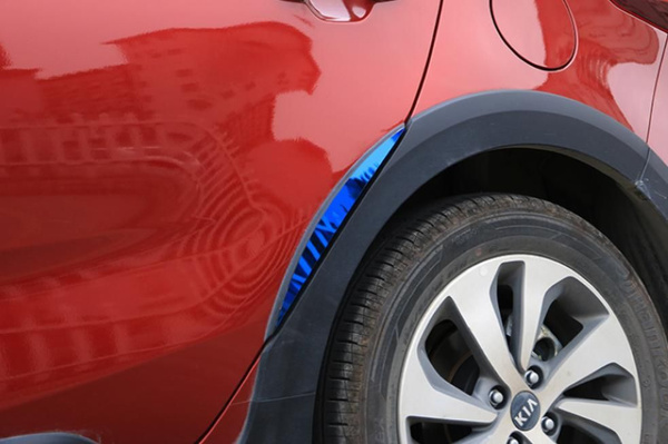 Хром молдинг колесной арки Kia Rio X Line - Киа Рио Икслайн Kia Rio X ...