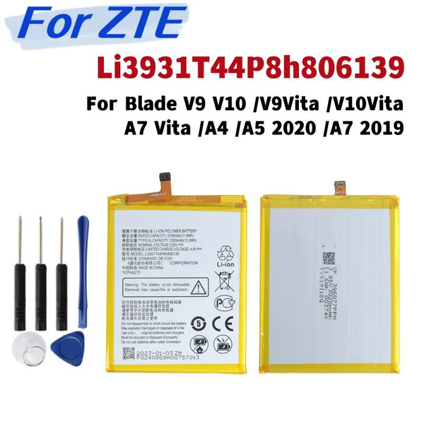 Аккумуляторная батарея Li3931T44P8h806139 для ZTE Blade A5 2020 A7 2019 ...