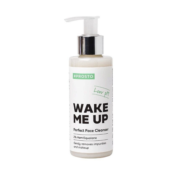 PROSTO COSMETICS Гель для умывания лица WAKE ME UP с гемискваланом для ...