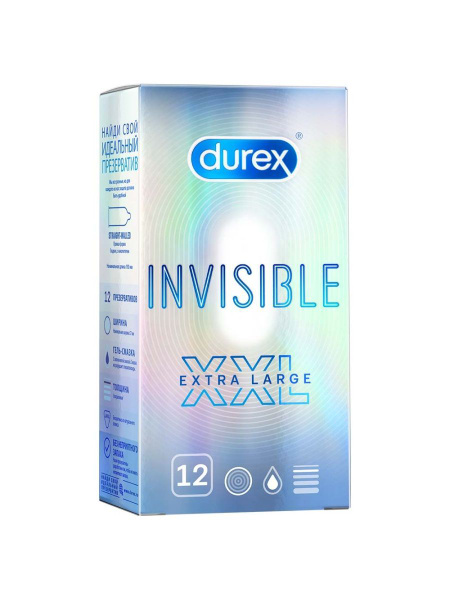 Презерватив invisible xxl N12 -1 шт - купить с доставкой по выгодным ...