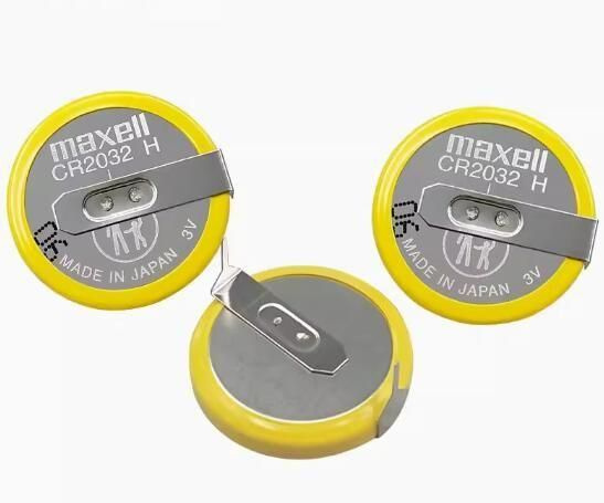 5PCS CR2032H батарея с сваркой ноги/штепселя CR2032 компьютерная плата ...