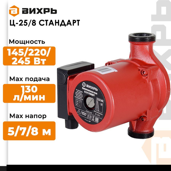 Циркуляционный насос EUROLUX Ц, 220 л/мин - купить по выгодной цене в ...