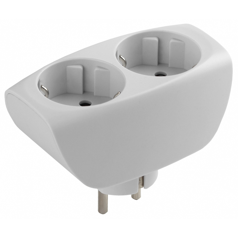 Характеристики Тройник SP-2e-W ЭРА / Тройник розетка электрический ...