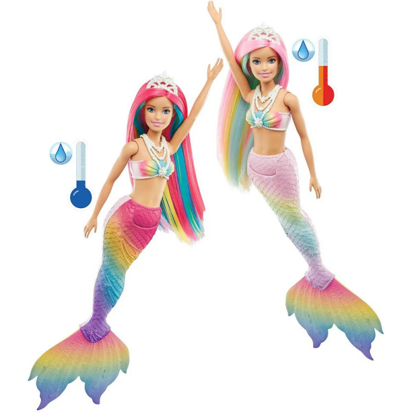 Кукла Mattel Barbie Дримтопия Русалка, меняющая цвет в воде - купить с ...