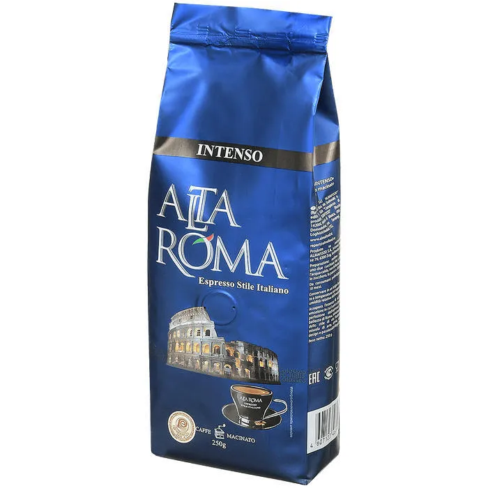 Alta roma. Alta ROMA intenso 1 кг. Intenso кофе молотый.