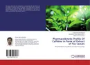 Pharmacokinetic Profile Of Caffeine in Form of Extract of Tea Leaves - Rizwan Basha Khatwal,Sangeetha Shanmugasundaram and Malay Kumar Samanta