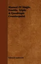 Manual Of Single, Double, Triple & Quadruple Counterpoint - Salomon Jadassohn