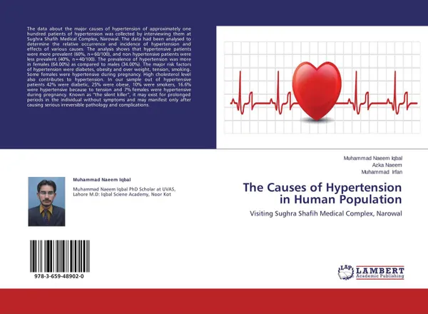 Обложка книги The Causes of Hypertension in Human Population, Muhammad Naeem Iqbal,Azka Naeem and Muhammad Irfan