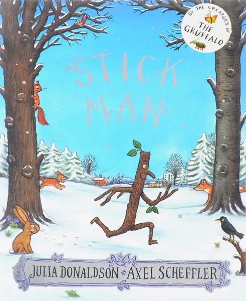 Обложка книги Stick Man: A letter from Santa to the Children of the World, Дональдсон Джулия