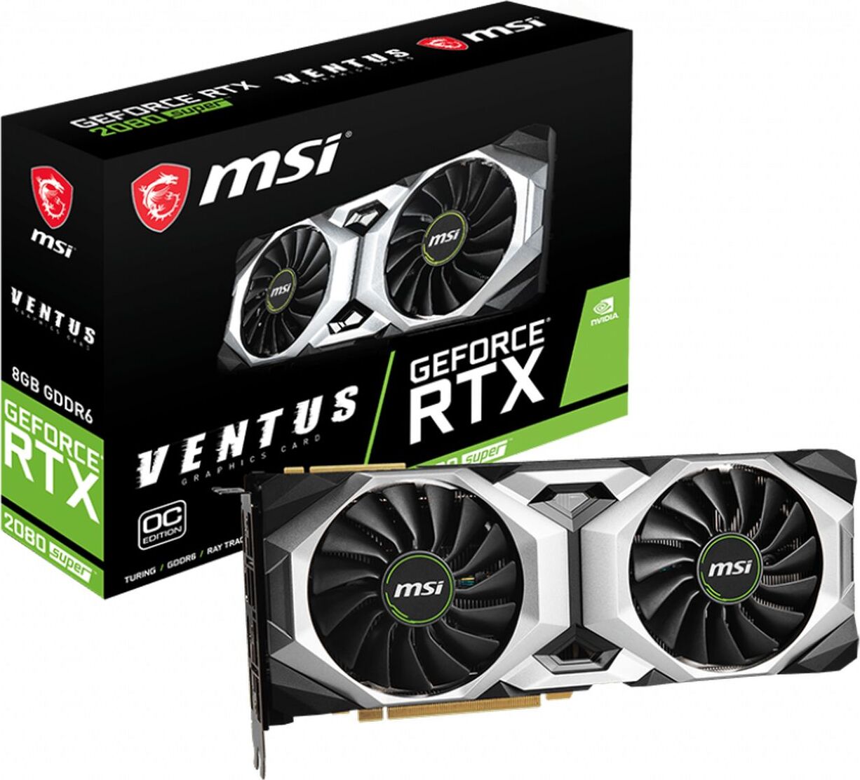 фото Видеокарта MSI VENTUS OC GeForce RTX 2080 SUPER 8GB