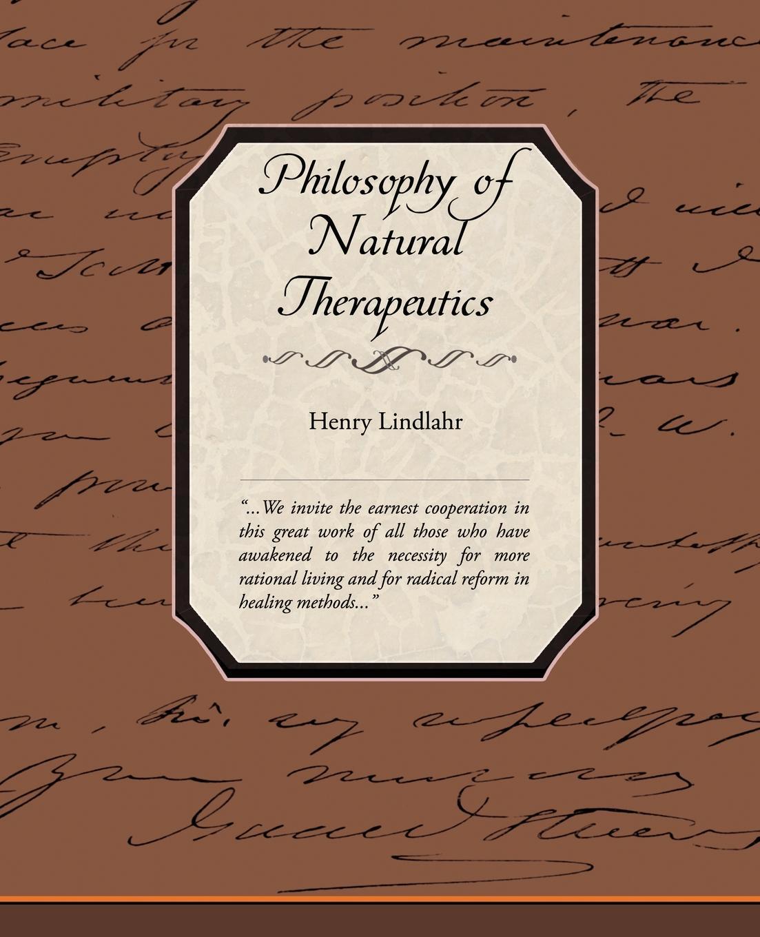 фото Philosophy of Natural Therapeutics