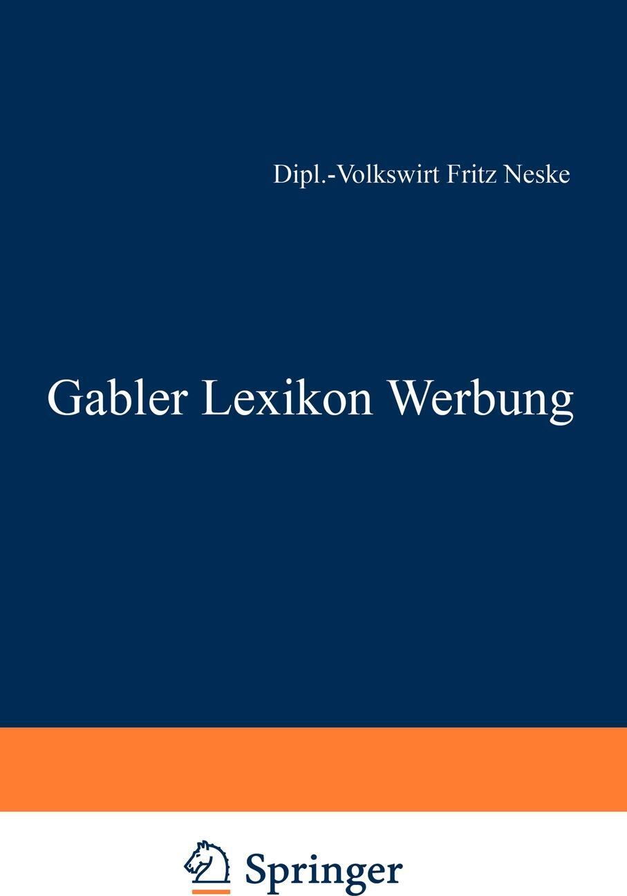 фото Gabler Lexikon Werbung