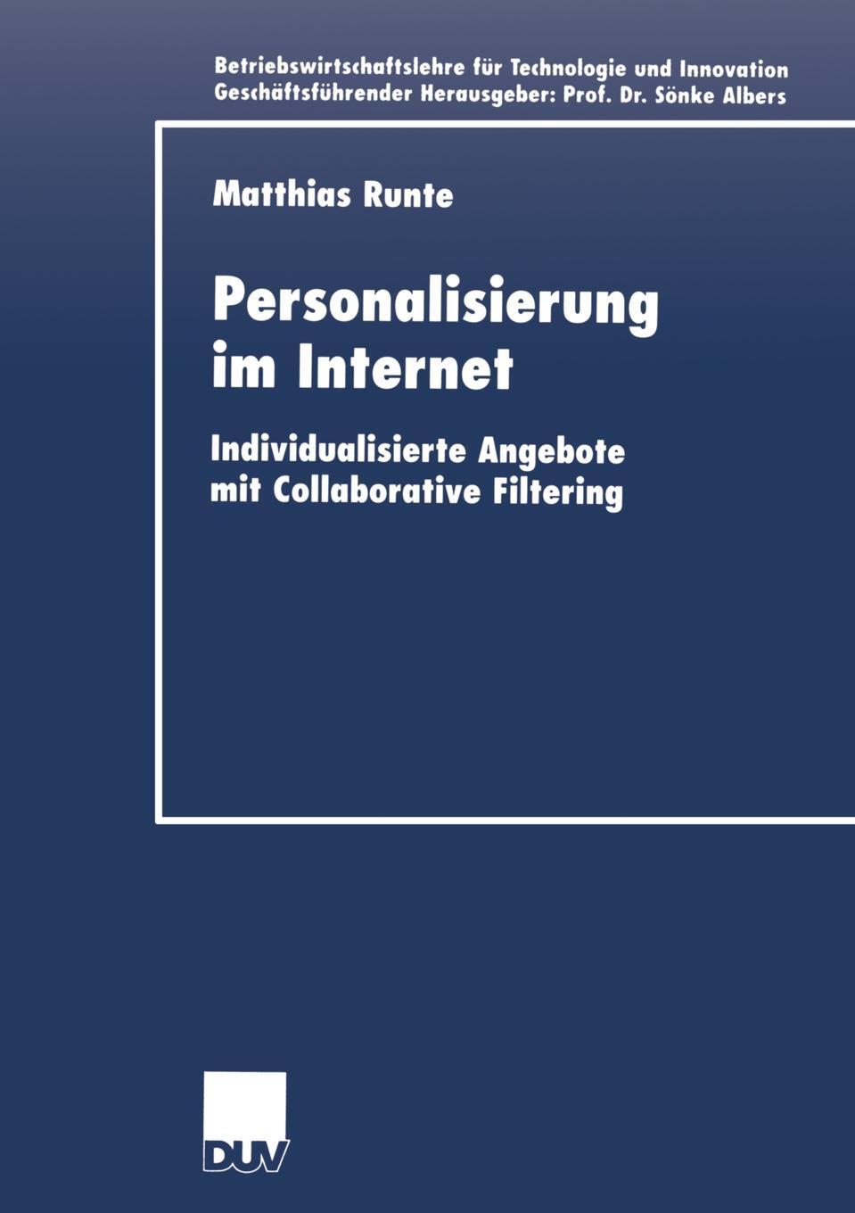 фото Personalisierung im Internet. Individualisierte Angebote mit Collaborative Filtering