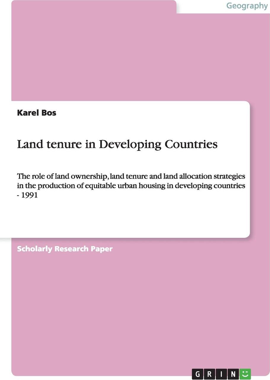 фото Land tenure in Developing Countries