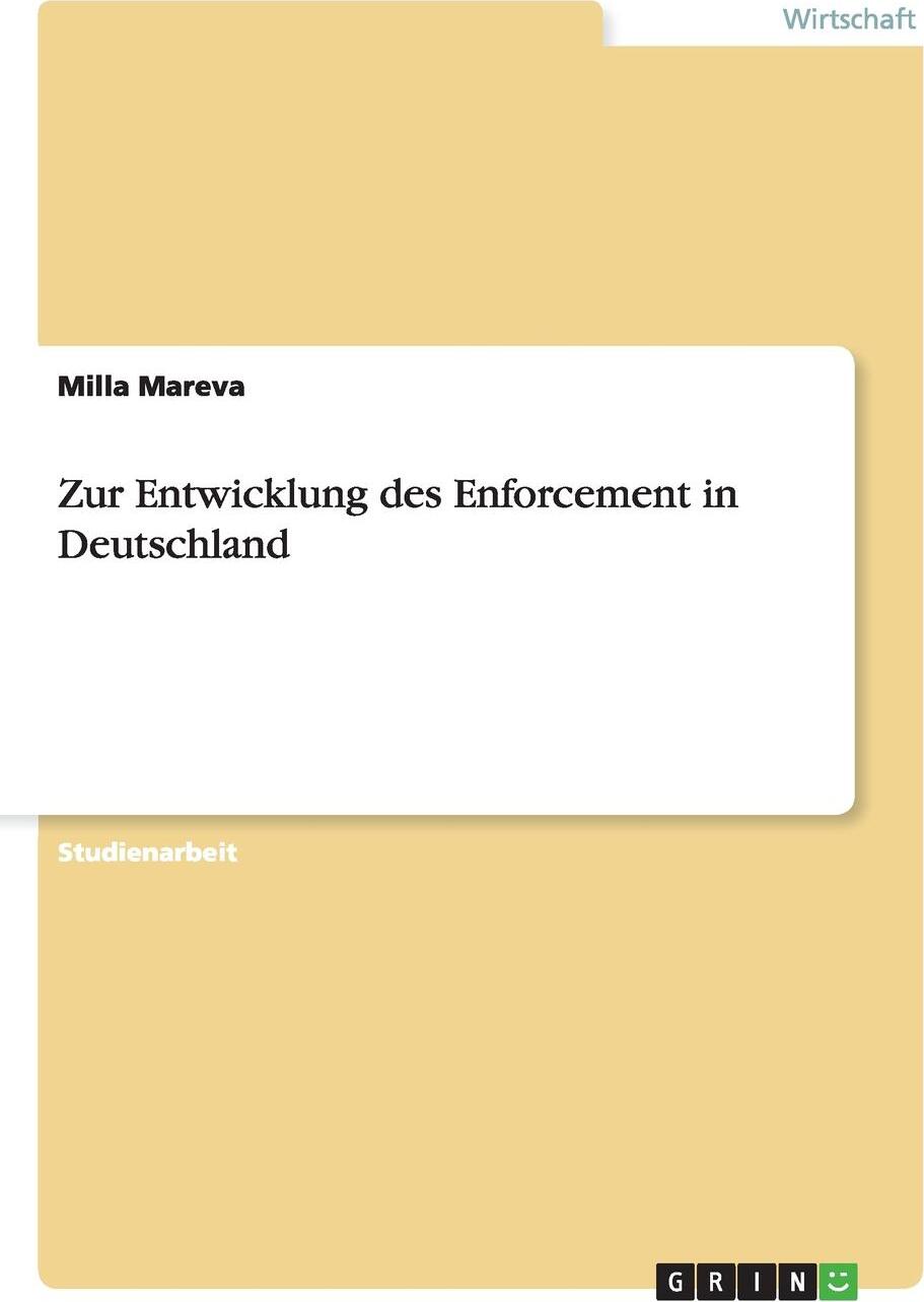 фото Zur Entwicklung des Enforcement in Deutschland