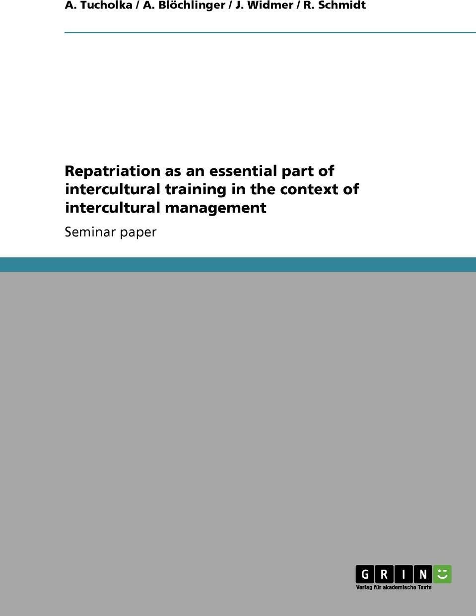 фото Repatriation as an essential part of intercultural training in the context of intercultural management