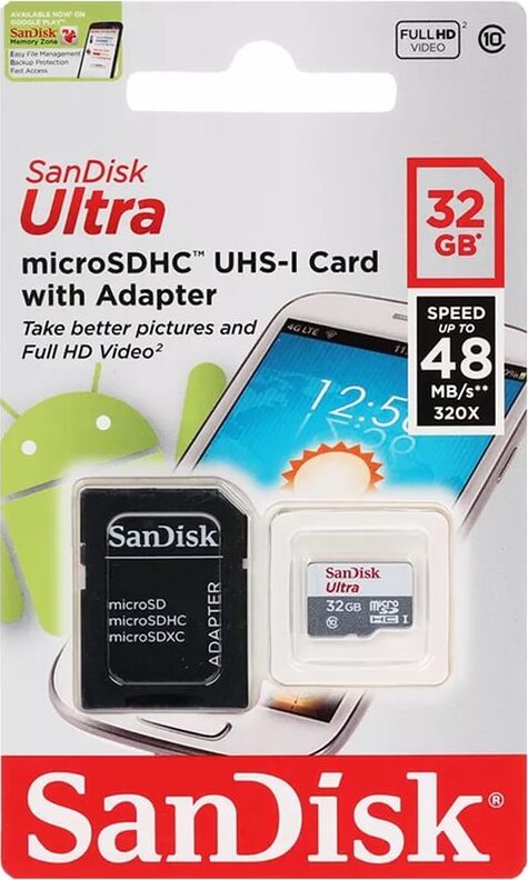 фото Карта памяти microSDHC 32Gb SanDisk Ultra UHS-I