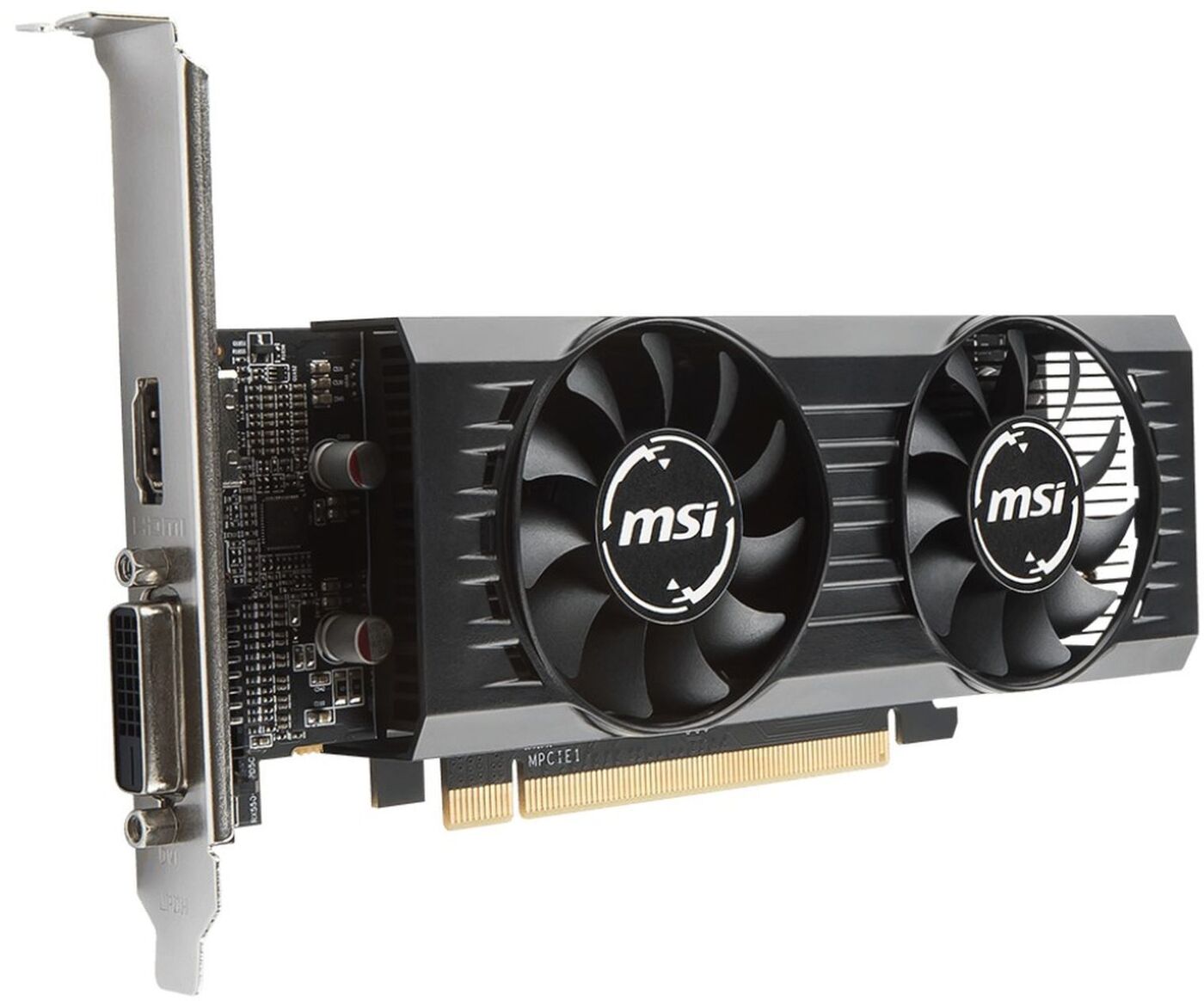 фото Видеокарта MSI RX 550 4GT LP OC, PCI-Ex16, 4GB, GDDR5, 128bit, HDMI / DL-DVI-D