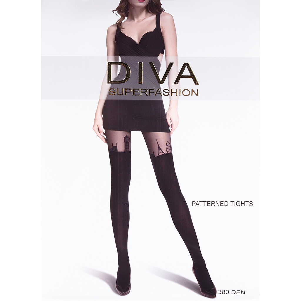 DIVASUPERFASHION колготки фантазийные Diva