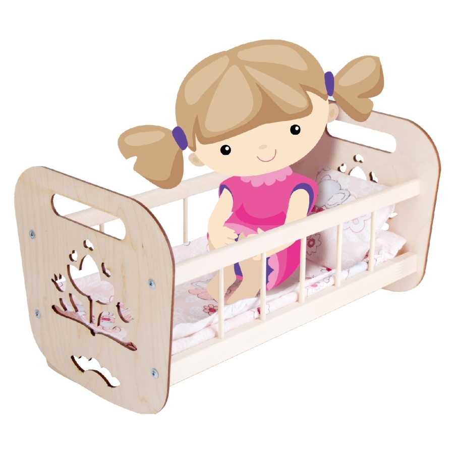 Игрушка «Кроватка для куколки ТехноК» 4166