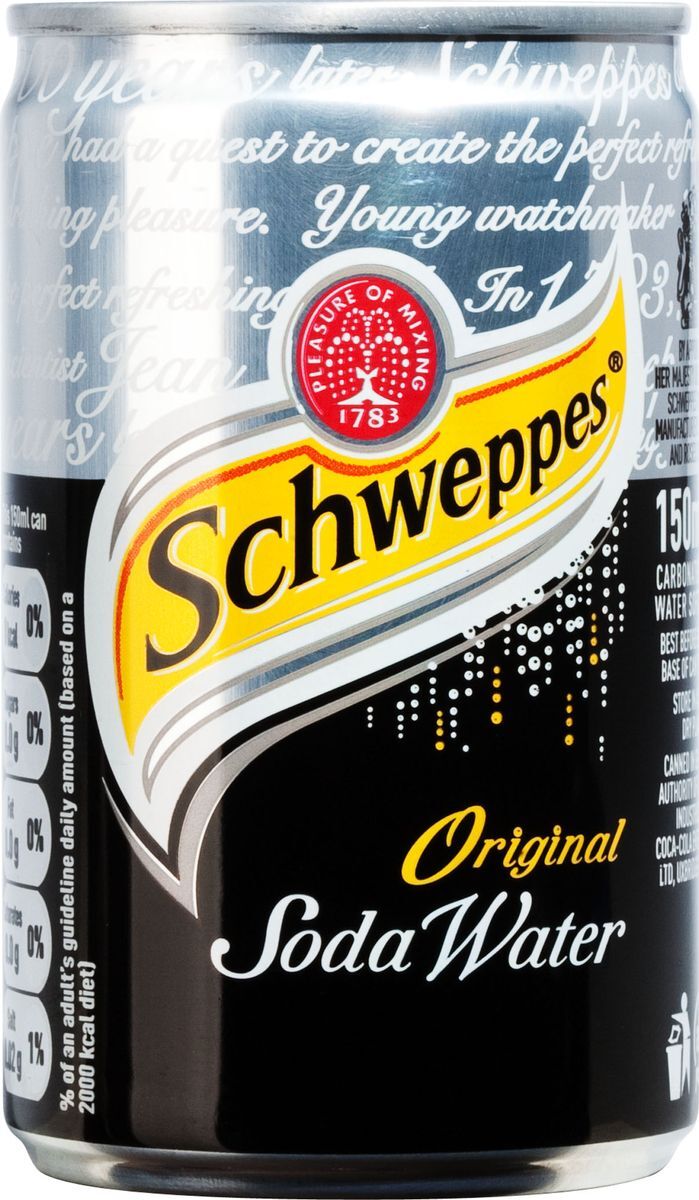 Schweppes Soda Water напиток газированный, 150 мл - купить с доставкой ...