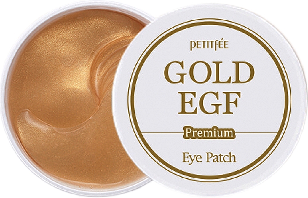 PETITFEE Гидрогелевые патчи с коллоидным золотом и эпидермальным фактором роста EGF Premium Gold