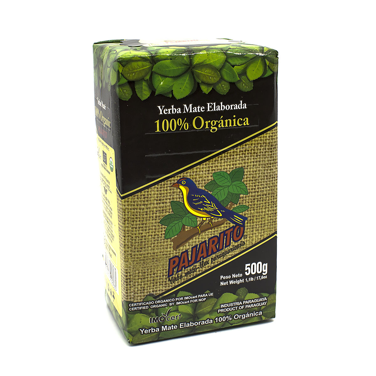 Чай Мате (Матэ, Йерба, Yerba mate) Pajarito Organica, 500 гр. — купить ...
