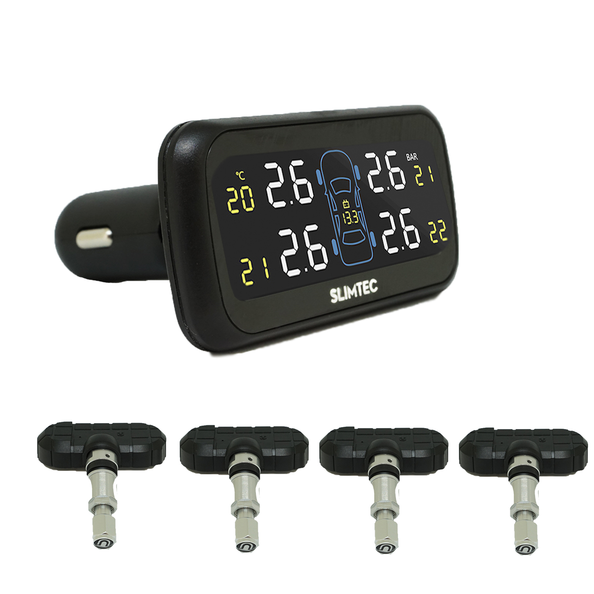 Датчики давления в шинах SLIMTEC TPMS X4i, Внутренняя установка STPMS4i ...