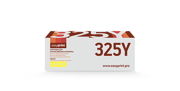 Картридж EasyPrint LB-325Y, желтый, для лазерного принтера, совместимый