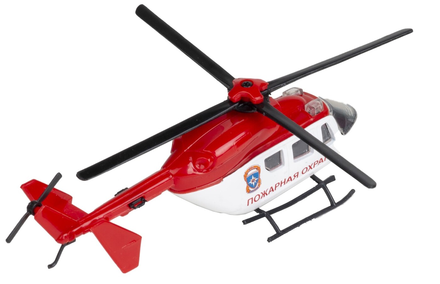 Вертолет с красным крестом
