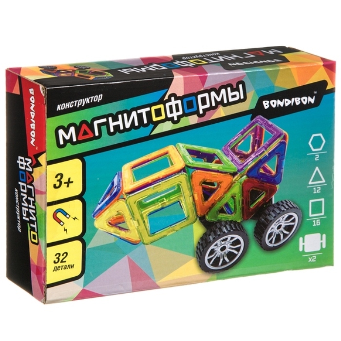 Магнитный конструктор МАГНИТОФОРМЫ Bondibon — купить в интернет ...