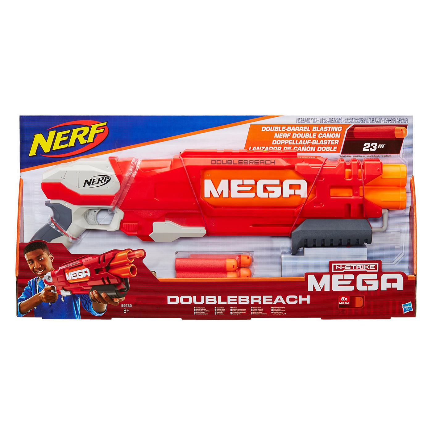 Характеристики Бластер Нерф Мега двустволка Даблбрич ( Nerf Mega ...