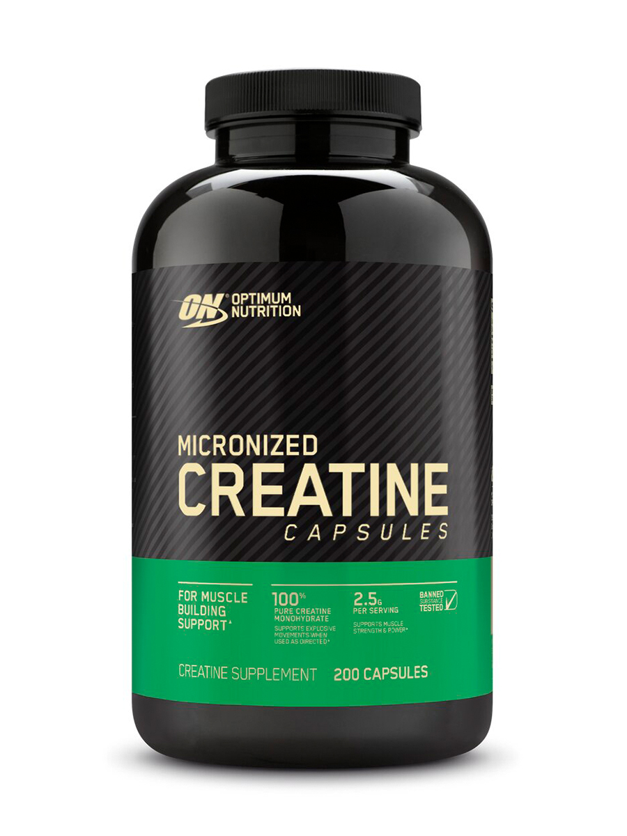 Креатин моногидрат Optimum Nutrition Creatine Monohydrate 2500 мг 200 капс