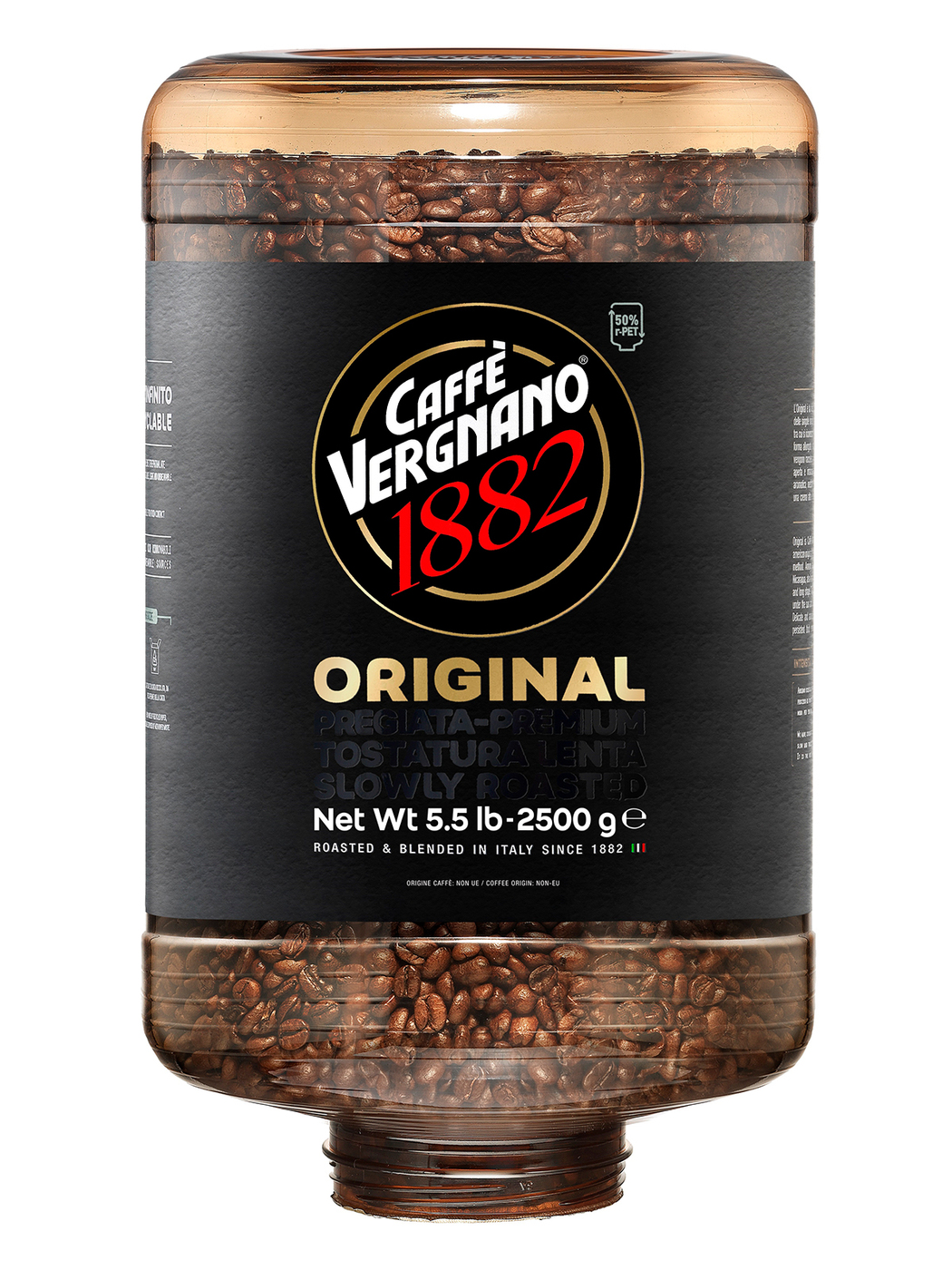 Кофе Vergnano 1882 ORIGINAL в зернах, 2,5 кг — купить в интернет ...