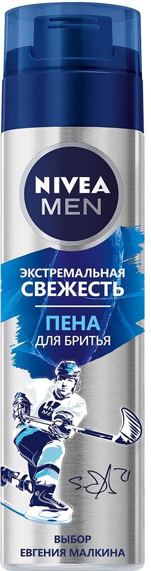 Nivea Men Экстремальная свежесть Пена для бритья, с ментолом, 200 мл - изображение