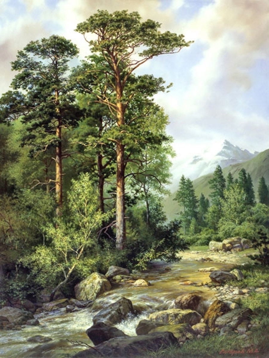 Михаил Сатаров горный пейзаж