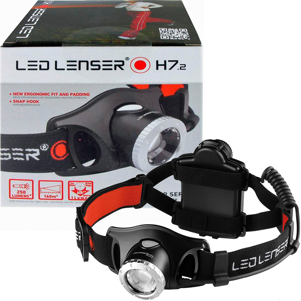 Налобный  LED LENSER H7.2 7297 Лед Лензер - 100% ОРИГИНАЛ .