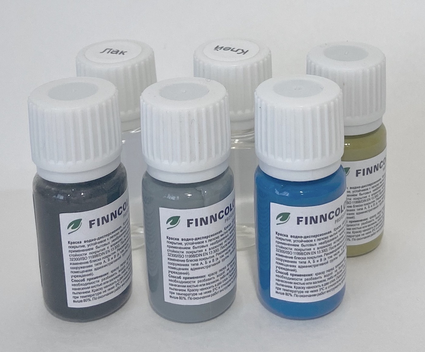 Набор акриловой краски для пластмассовых моделей "4 цвета Finncolor ...