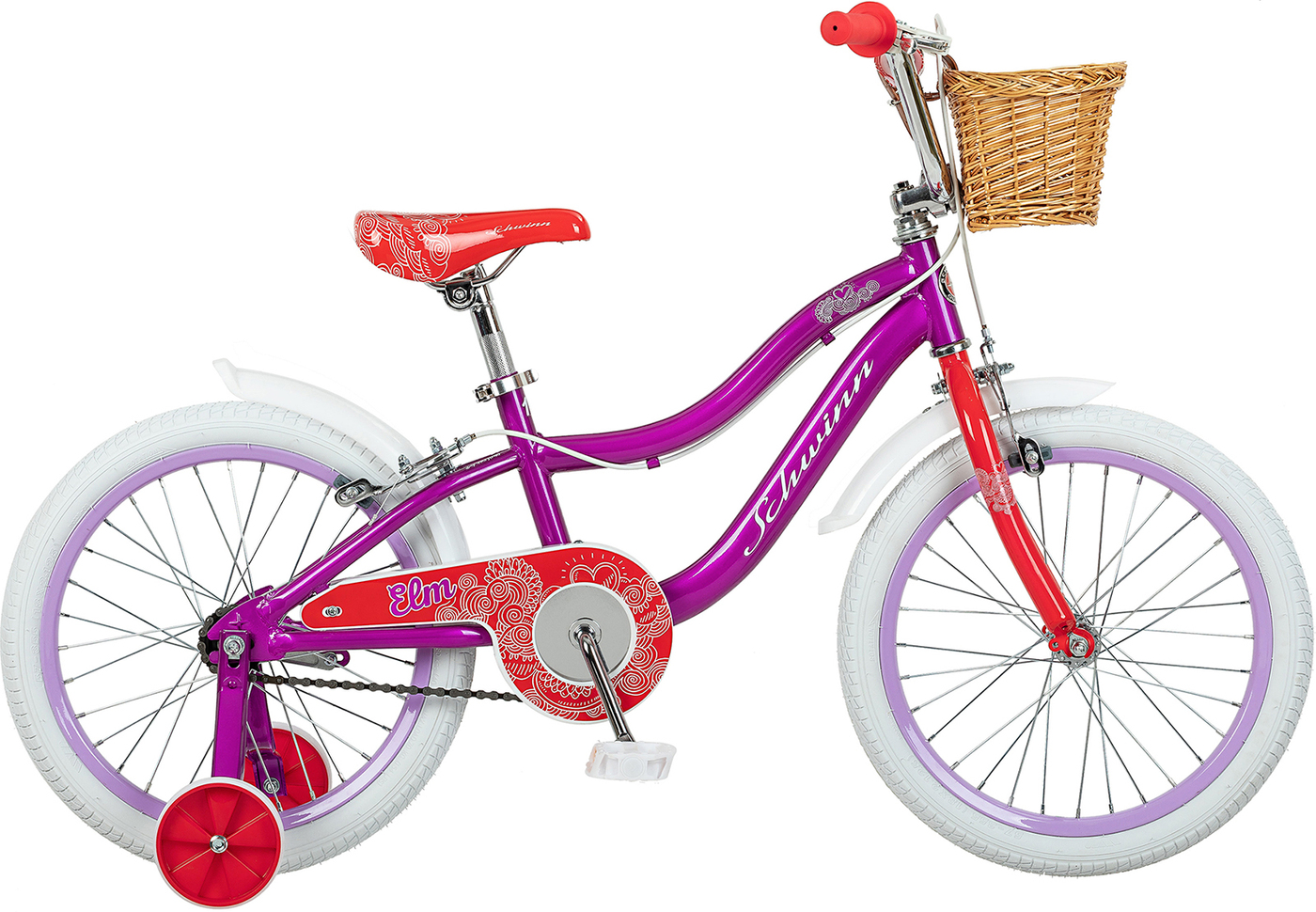 Велосипед детский для девочки Schwinn "Elm", колёса 18", цвет ...