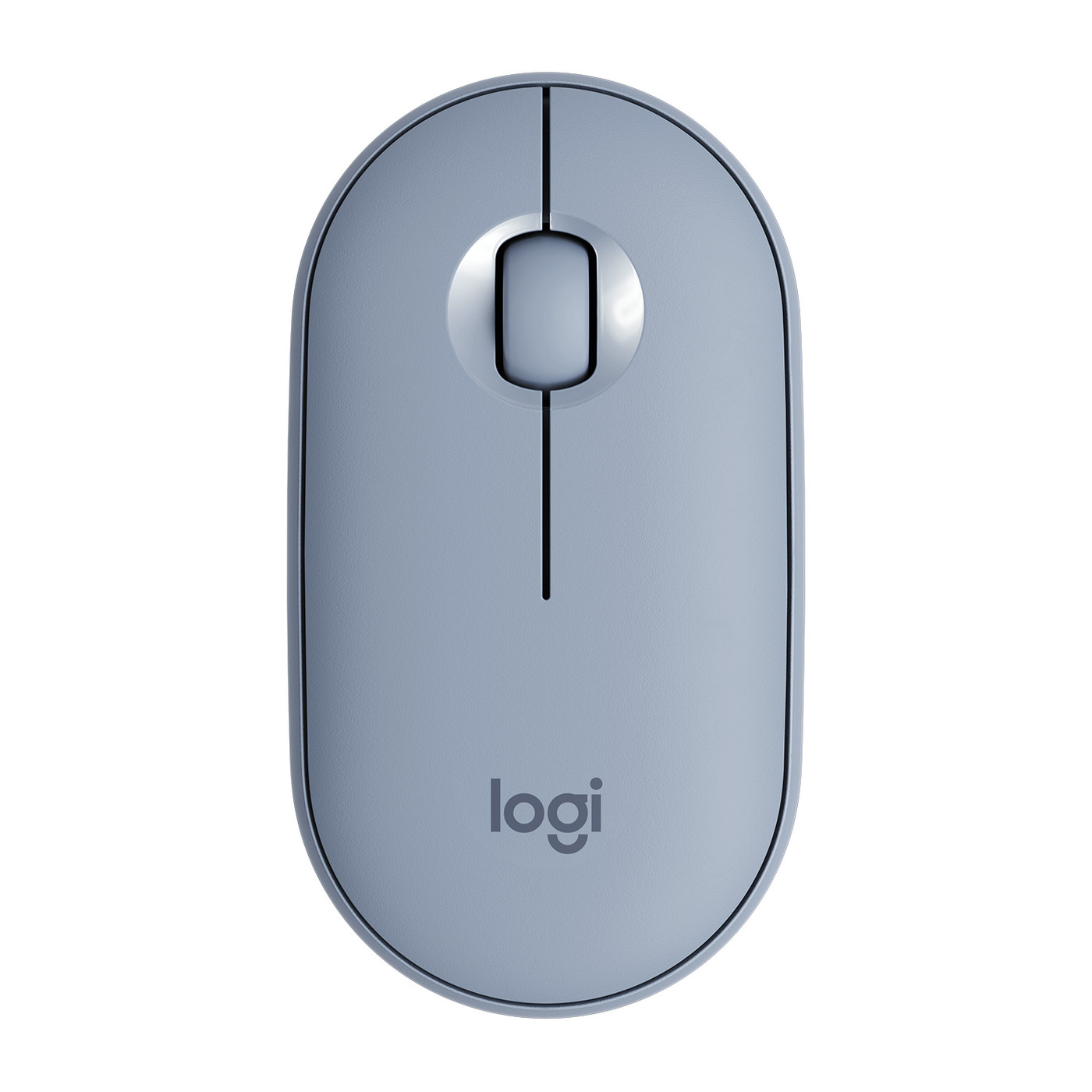 Logitech Мышь беспроводная Pebble M350, синий