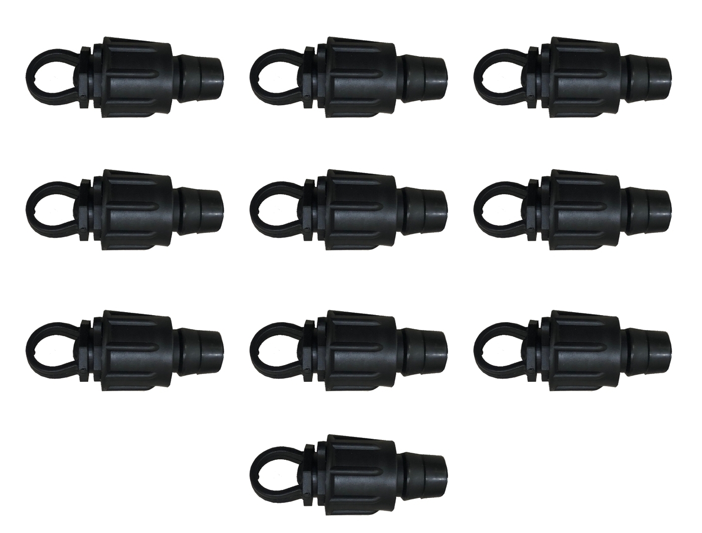 Заглушка с зажимом для капельной ленты - 10 шт. Диаметр - 16 мм ...