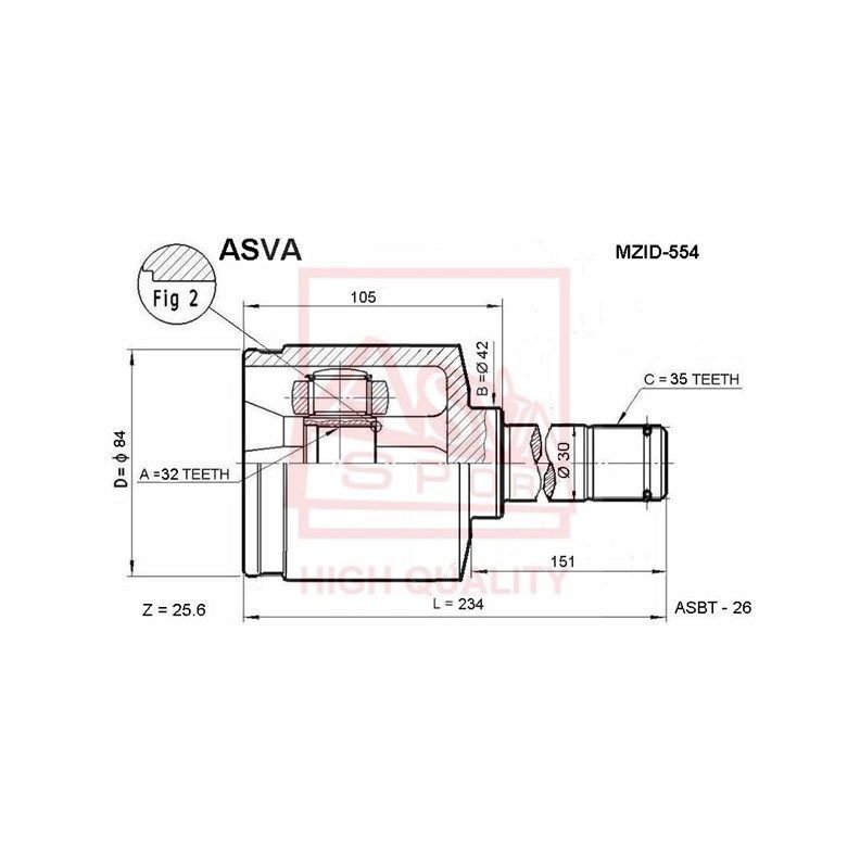 Внутренний 32. Шрус ASVA MTIU-5022. ASVA TVIN-001 шрус внутренний. ASVA mzip503 шрус внутренний. Шрус ASVA kac5ba48.