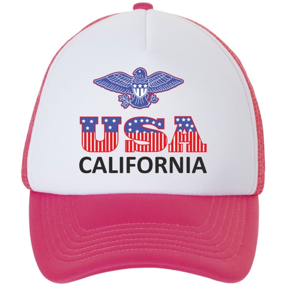 Бейсболки USA California с сеткой