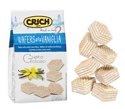 Вафли Crich Wafers with vanil filling ванильно-кремовой начинкой начинкой, 125г