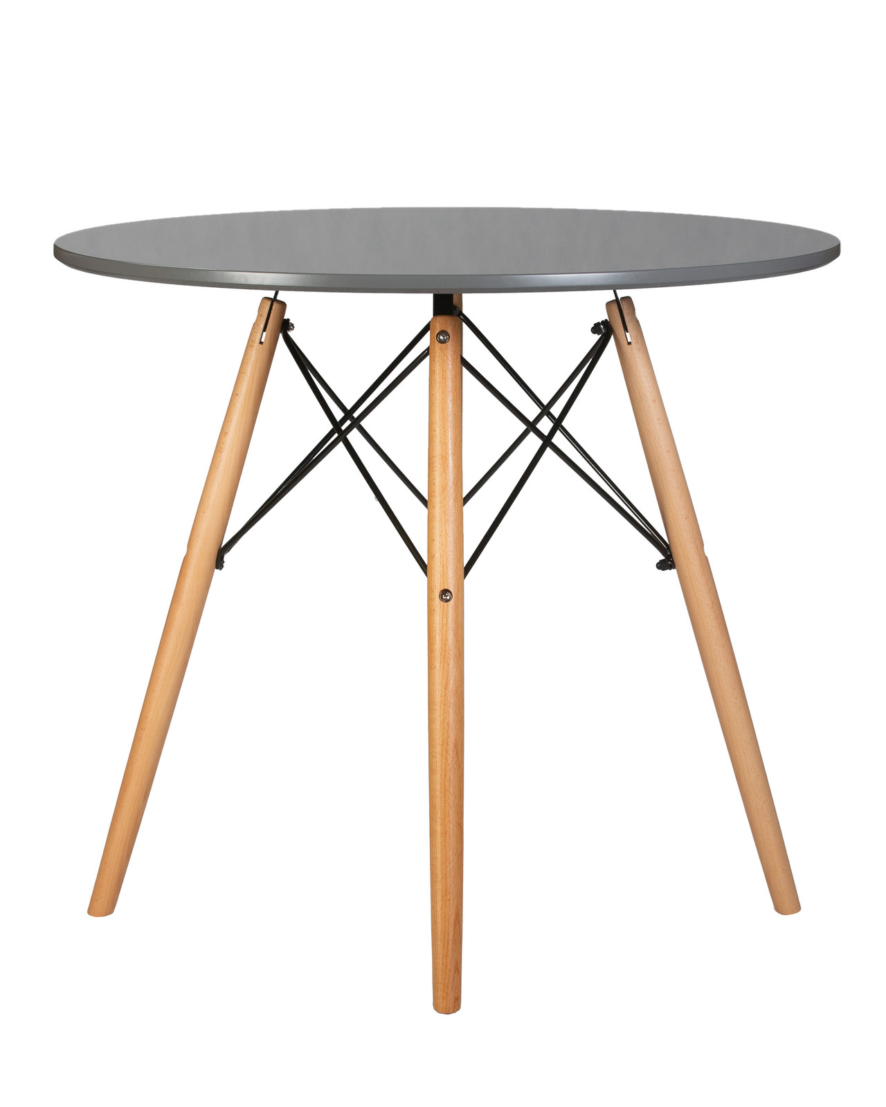 Стол обеденный ArtMartin Нераскладной Grey Eames, 80х80х72 см - купить ...
