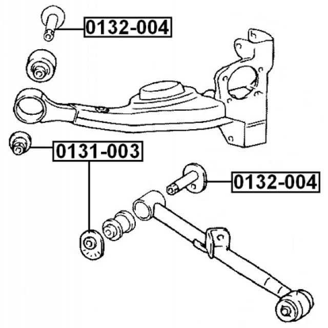 4 132 10. FEBEST 0132-004. 0132-004. 48409-42020 На схеме